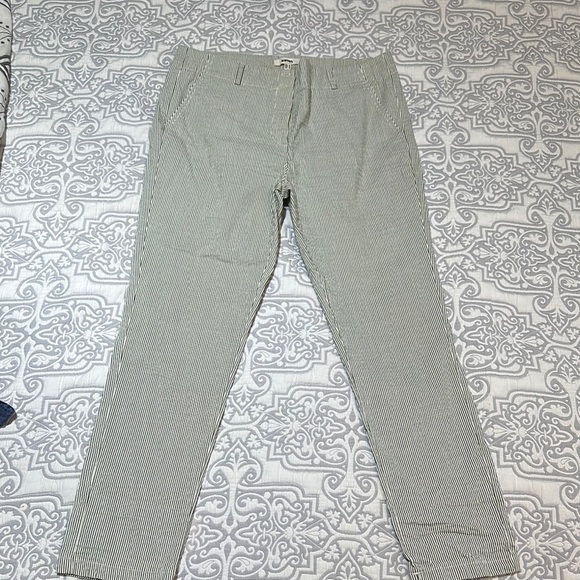 Gray Striped Pants - Picture 1 of 3